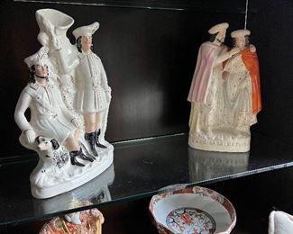 Staffordshire Pottery; Robin Hood & Prodigal Son's return