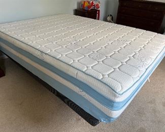 Queen Bamboo mattress & bed frame