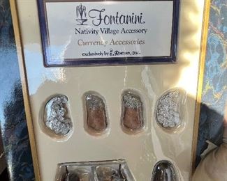 Fontanini Nativity Village currency accessories