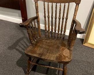 antique rocking chair