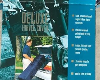 Golf club travel cover