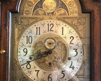 Sligh grandfather clock face