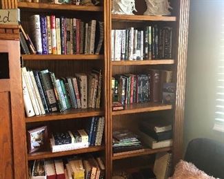 Bookcase, books, figurines 
