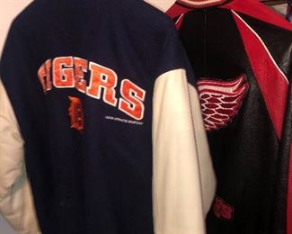 Varsity jackets, Tigers, Red Wings 