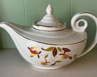 Vintage Hall Teapot Autumn Leaves