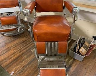 Belmont vintage barber chair.  $1250.00.