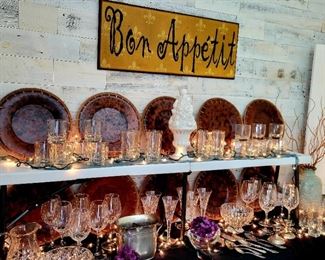 Stemware, Waterford, serving dishes,