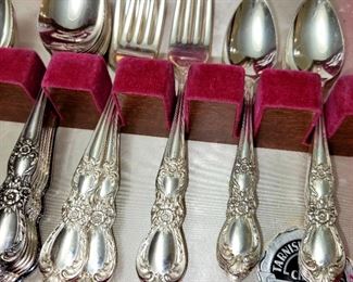 Silver plate, 1847 Rogers Bros, "Heritage" pattern