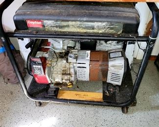 Generator, Portable Generator, Dayton, Model # 47720, watts 6000, 11hp Briggs & Stratton