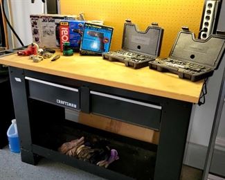 Craftsman Workbench, socket sets