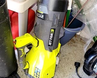 RYOBI, jet fan, gas engine