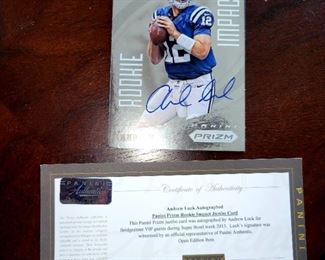 Andrew Luck, Rookie, Jumbo Card