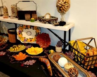 Fall, decor, household, kitchen serving pieces