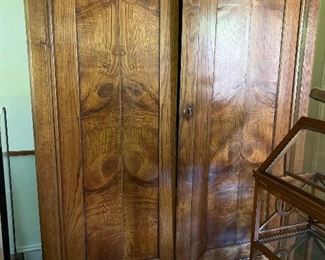 Large tall two door cabinet 