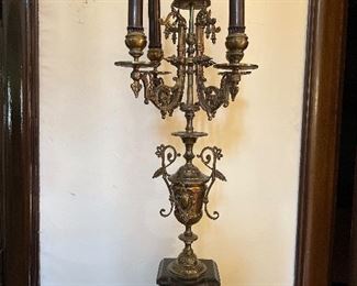 Tall candelabra antique