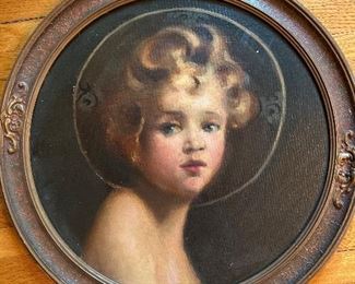 Oil painting of Jesus 