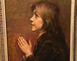 Antique oil painting 