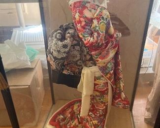 25 inches tall Japanese Geisha Doll hand made 
