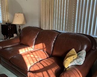 Nice condition leather sofa