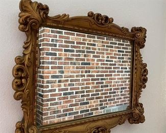 plaster of paris mirror, not to big!