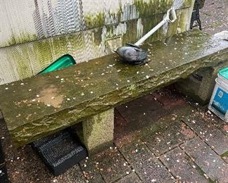 Stone bench