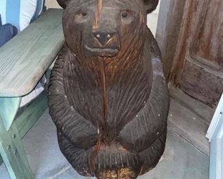 Hand carve 24 inch would bear
