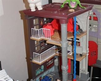 Ghostbusters house - original from the 80s and the crew plus ghosts and monsters!