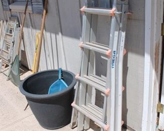 Giant ladder and other tools