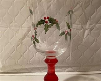 set of 22 Christmas goblets