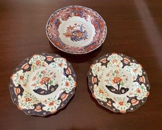 pr English ironstone plates
Spode new stone plate
