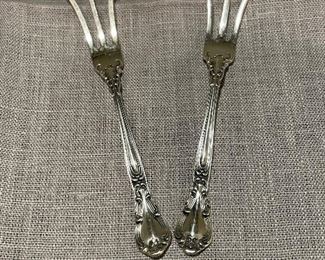 Gorham Chantilly lemon forks
one has old Gorham marks 