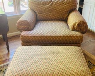 CHAIR AND OTTOMAN