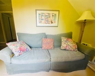 SOFA WITH MATCHING CHAIR