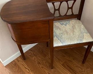 Mid-century telephone chair