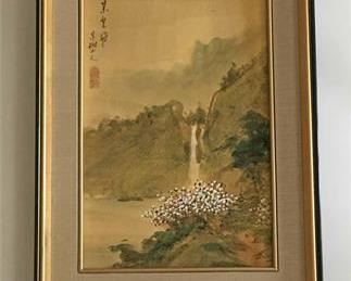Original Signed Chinese Landscape Painting 