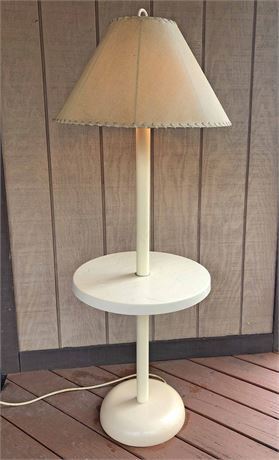 Patio Tray Table Floor Lamp 