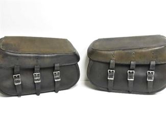 Bolt-On Leather Saddlebags