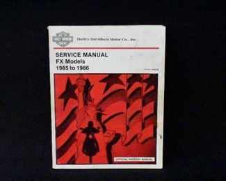 '85-'86 Harley Davidson FX Models 