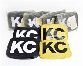 6 Pairs Vintage 6" x 9" KC Light Covers