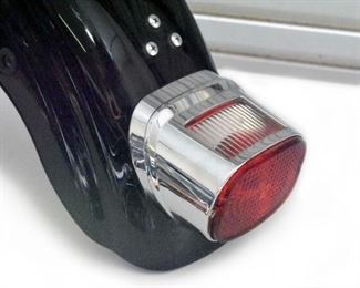 Rear Fender with Wired Light & Combs Gates Bag