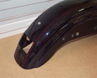 Black Rear Fender