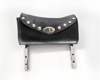 Harley Davidson Leather Tool Bag w/Backrest