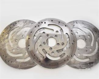 1 Left and 2 Right Brake Rotors