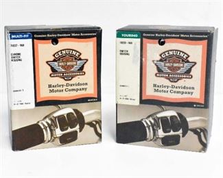 2 Harley Davidson Switch Housing Kits