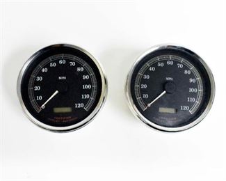 2 Harley Davidson Speedometers