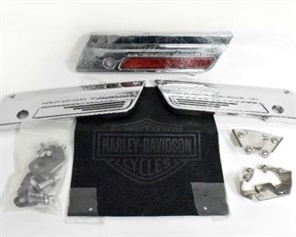 Harley Davidson Chrome Saddlebag Reflectors +