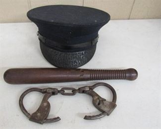 Hat - Stick - Hand Cuffs w/Key