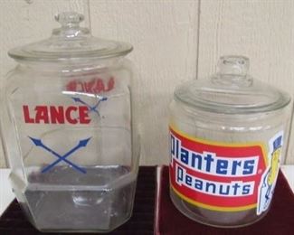 Lance & Planters Peanut Jars