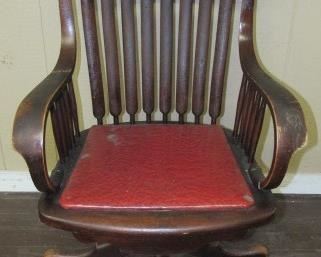 Antique Swivel Desk Chair