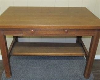 Oak Library Table